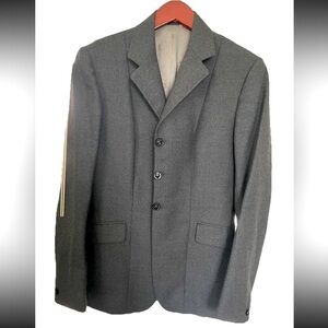 Pytchley Grey Wool Equestrian Riding Fox Hunt Show Jacket Coat Women XS-S Englan